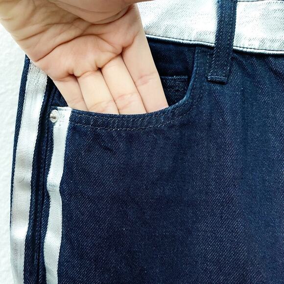 Current/Elliot Blue/Silver The Fling Cropp… - Picture 4 of 7